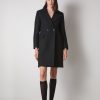 Abbigliamento LES COPAINS Cappotti | Cappotto Lungo In Misto Lana