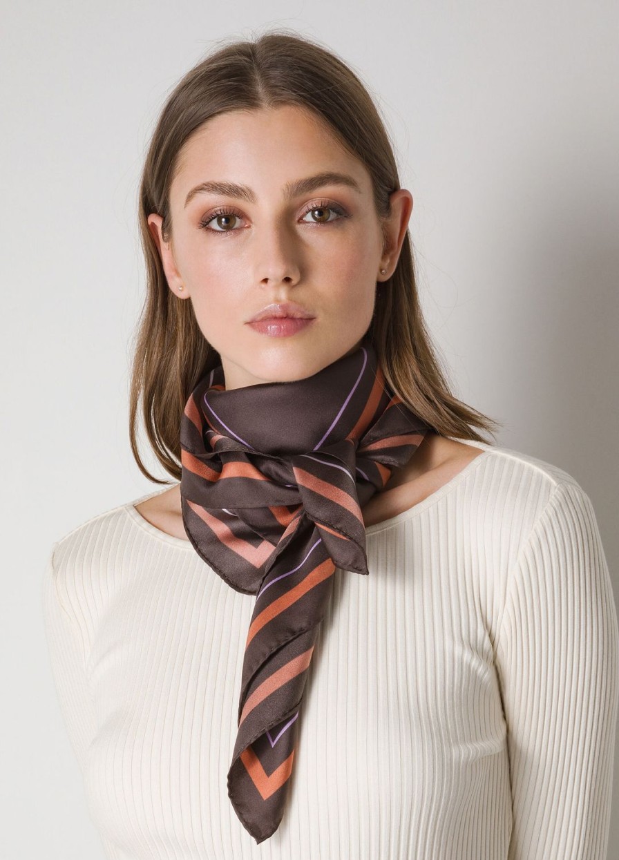 Accessori LES COPAINS | Foulard In Pura Seta