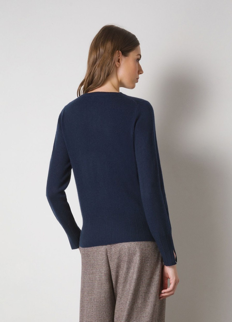 Abbigliamento LES COPAINS Cashmere | Pullover Tricot In Puro Cashmere