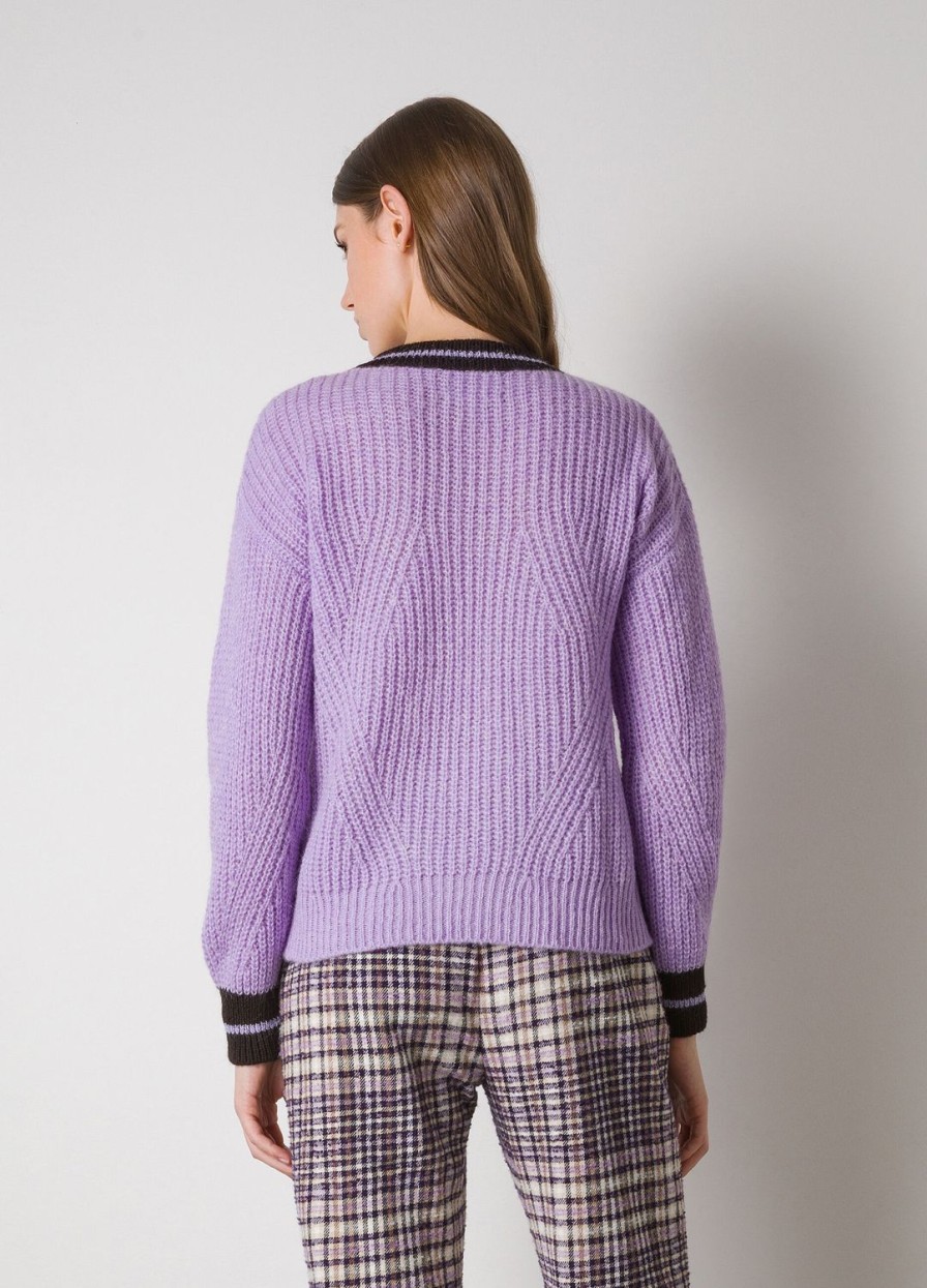 Abbigliamento LES COPAINS Maglieria | Pullover Tricot In Misto Lana E Mohair